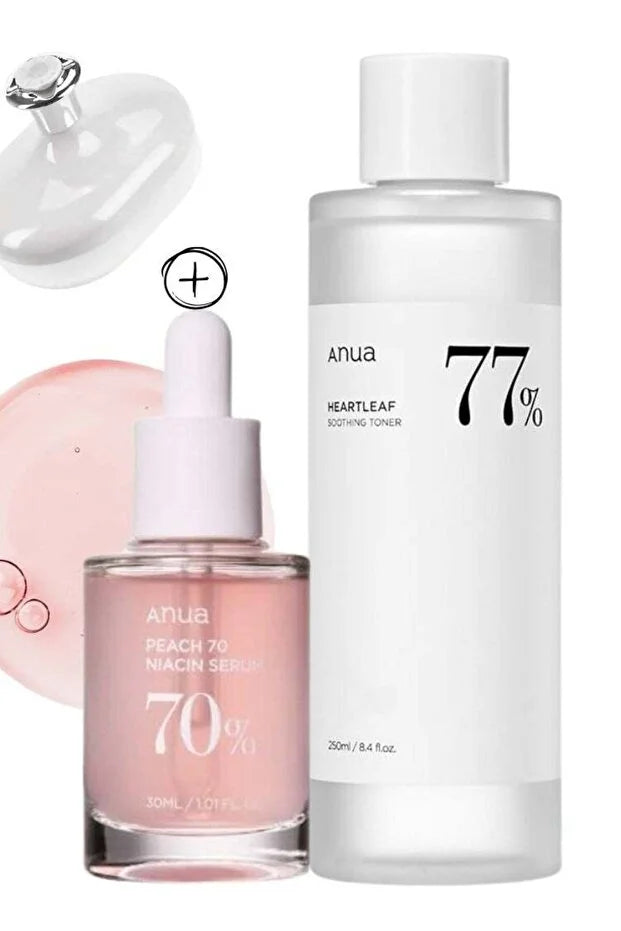 ANUA Brightening and Soothing Skincare Set