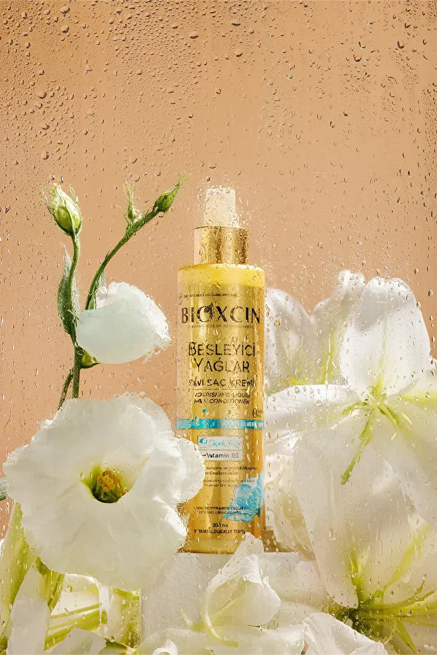 Bioxcin Nourishing Oils Liquid Conditioner 200 ml - Sulfate-Free. Dry and Damaged Hair Hair Loss Snow