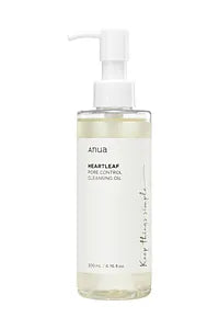 ANUA Hearleaf Pore Control Cleansing Oil - 200ml Anti-Black and White Spots Cleansing Oil