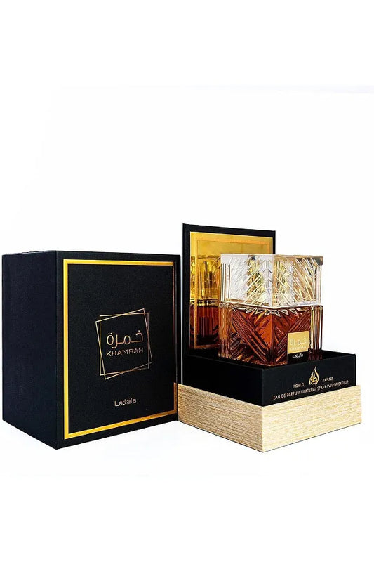 Lattafa Perfumes Khamrah For Unisex Eau De Parfum Spray, 3.4 Ounce