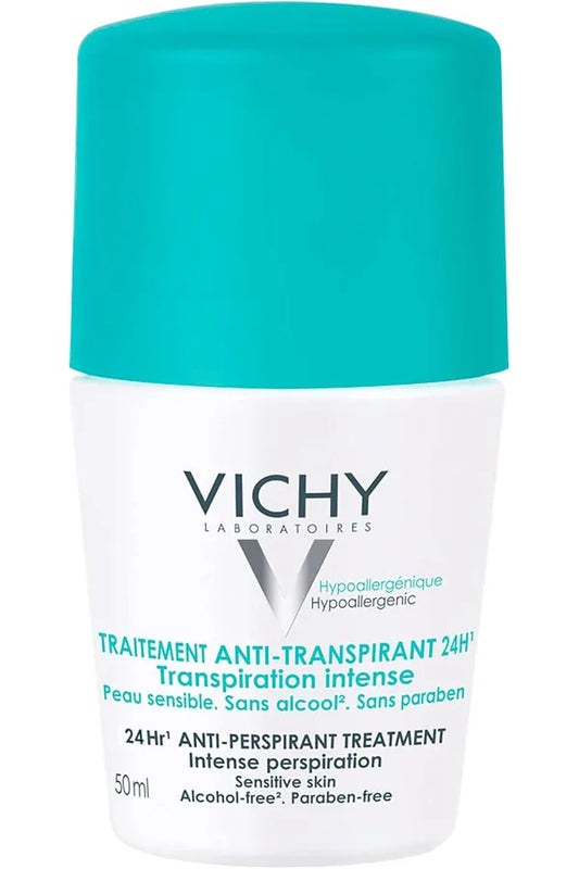 Vichy Anti-sweat And Anti-odor 48 Hour Effective Roll-on Deodorant 50 ml
