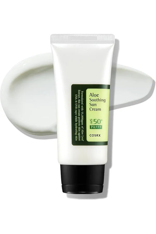 Cosrx Aloe Soothing Sun Cream Spf50 Pa+++ - Soothing Spf50+ Sun Cream with Aloe Vera Extract