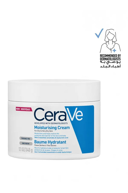 CeraVe CeraVe 340gr Moisturizing Face and Body Cream Containing Ceramide and Hyaluronic Acid