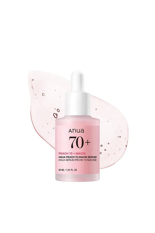 ANUA Peach 70% Niacinamide Serum - Wide Pore Brightening, Peach Extract, 30ml