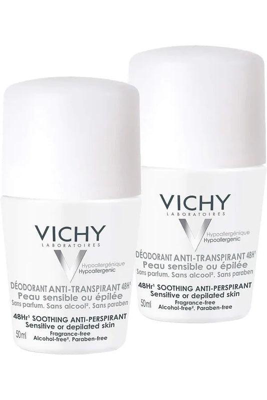 Vichy Deo Roll-On Sensitive Anti-Trans.48h Double Pour 2 x 50 ml