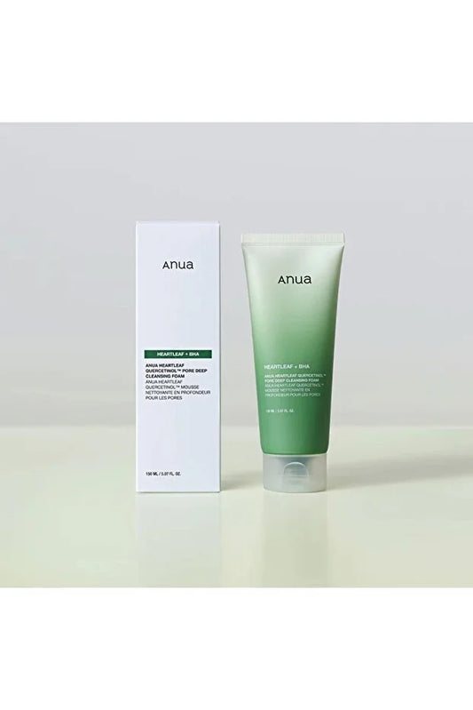 ANUA Heartleaf Quercetinol Pore Deep Cleansing Foam Anti-Pore Foaming Cleanser 150ml
