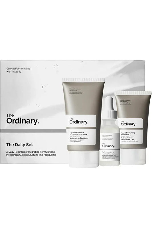 The Ordinary THE ORDINARY 3 Pieces Daily Set - Squalene Cleanser, Hyaluronic Acid 2% + B5 with Natural Moisturizi