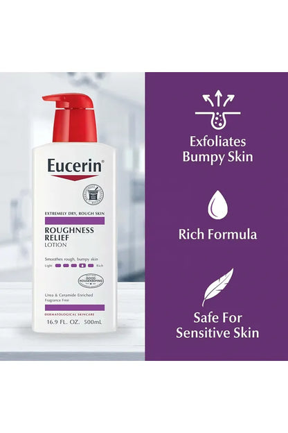 Eucerin Roughness Relief Lotion - Full Body Lotion for Extremely Dry, Rough Skin 500ml