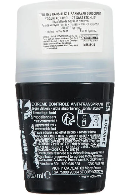 Vichy 50 ml Roll-on Anti-Sweat for Men - Homme