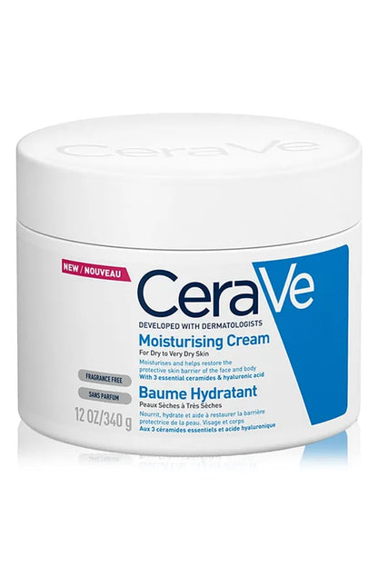CeraVe CeraVe 340gr Moisturizing Face and Body Cream Containing Ceramide and Hyaluronic Acid