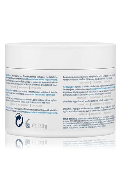 CeraVe CeraVe 340gr Moisturizing Face and Body Cream Containing Ceramide and Hyaluronic Acid