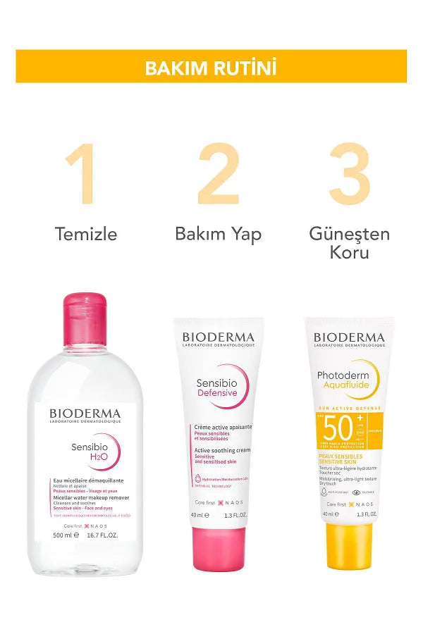 Bioderma Photoderm Aquafluid Spf50+ High Protection Facial Sunscreen for All Skin 40 ml