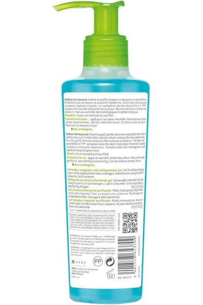 Bioderma Face Wash and Sebium Purifying Foaming Gel - 200 ml 3401578653709