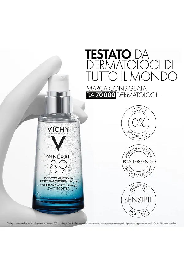 Vichy Mineral 89 - Daily Strengthening & Plumping Moisturizing Serum 50 ml