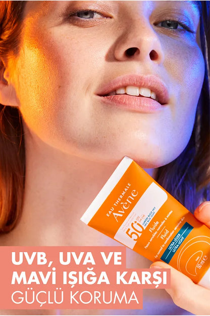 Avene Fluid Spf 50+ High Protection Sunscreen for Normal or Combination Skin 50 ml