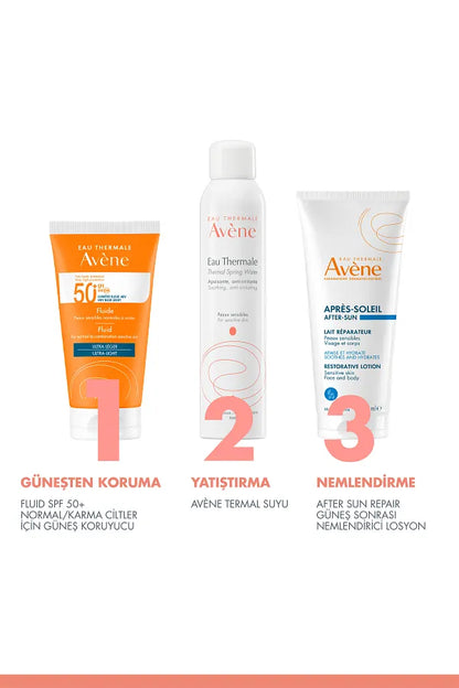 Avene Fluid Spf 50+ High Protection Sunscreen for Normal or Combination Skin 50 ml