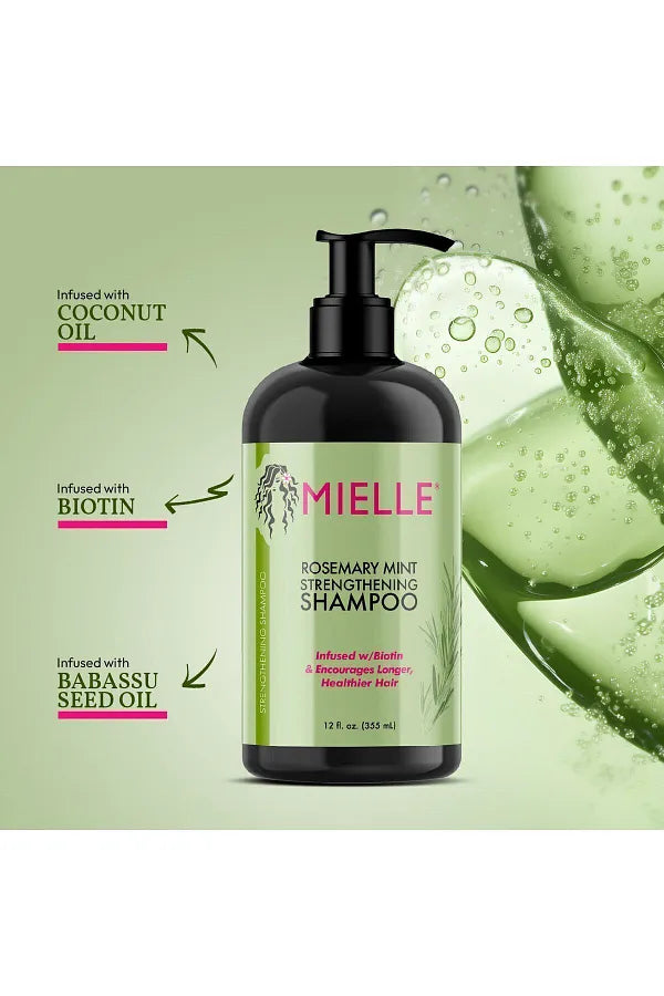MIELLE 355 ML Rosemary Mint Strengthening Shampoo