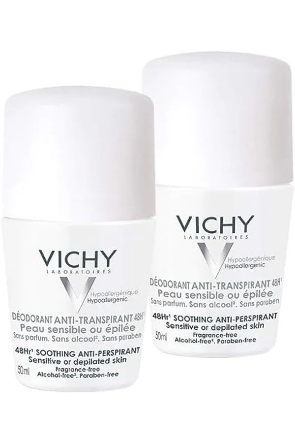 Vichy Deo Roll-On Sensitive Anti-Trans.48h Double Pour 2 x 50 ml