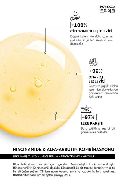 KOREACO Anti-blemish & Skin Tone Equalizing Brightening Skin Brightening Ampoule
