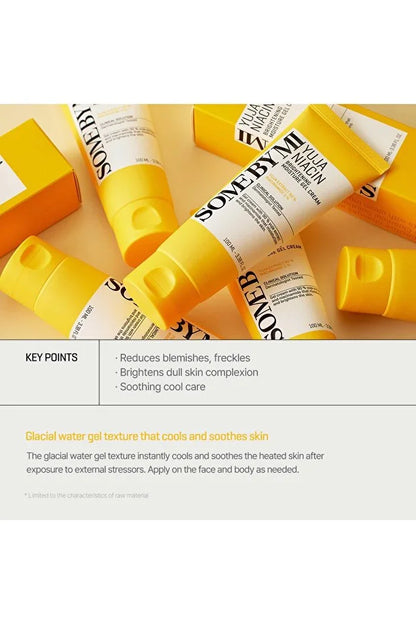 Some By Mi 2022 Version Yuja Niacin Brightening Moisture Gel Cream - 3.38Oz, 100ml