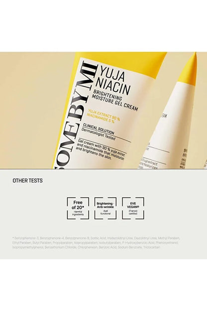 Some By Mi 2022 Version Yuja Niacin Brightening Moisture Gel Cream - 3.38Oz, 100ml