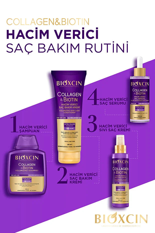 Bioxcin 250 ml Extra Volume - Collagen Biotin Fine Sparse Conditioner