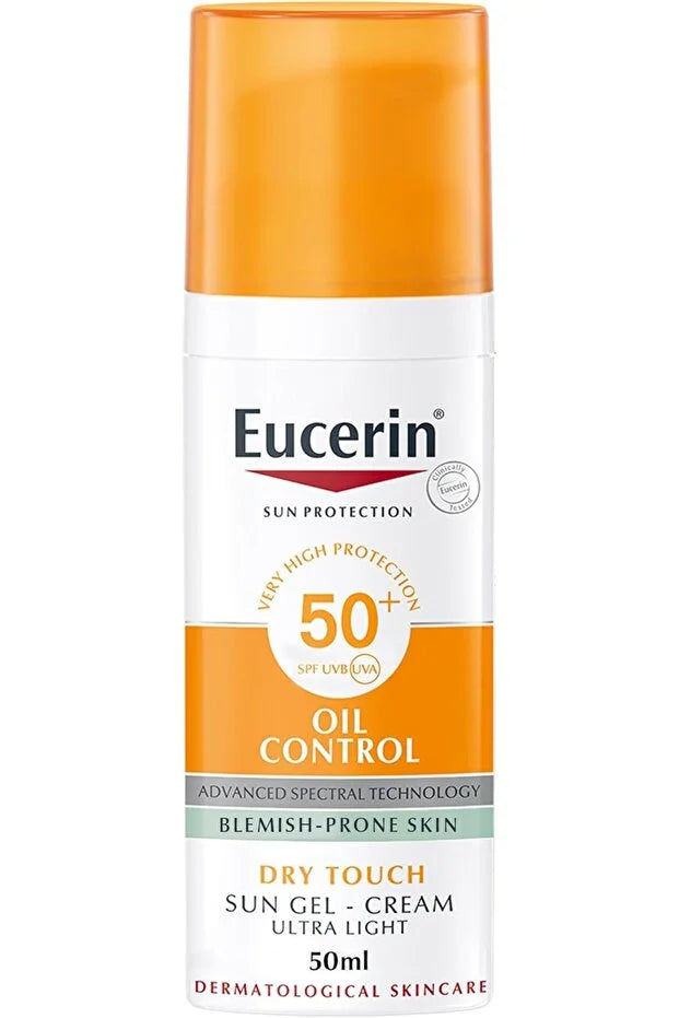 Eucerin Sun Protection Oil Control SPF50+ Dry Touch Gel-Cream for Acne Prone Skin 50ml