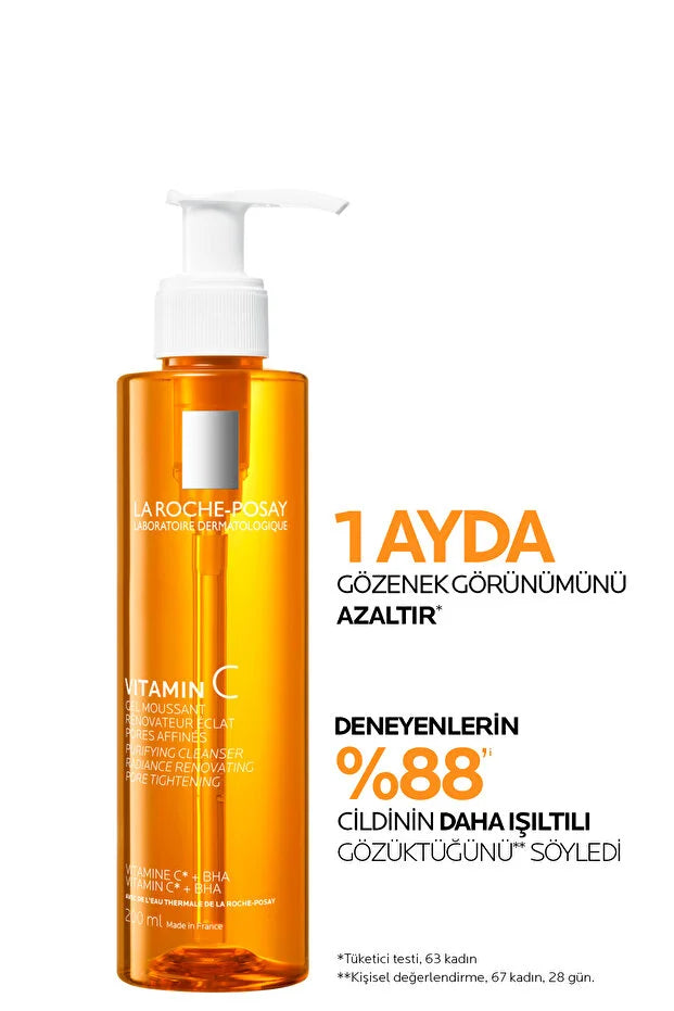 La Roche Posay Radiant Facial Cleansing Gel with Vitamin C