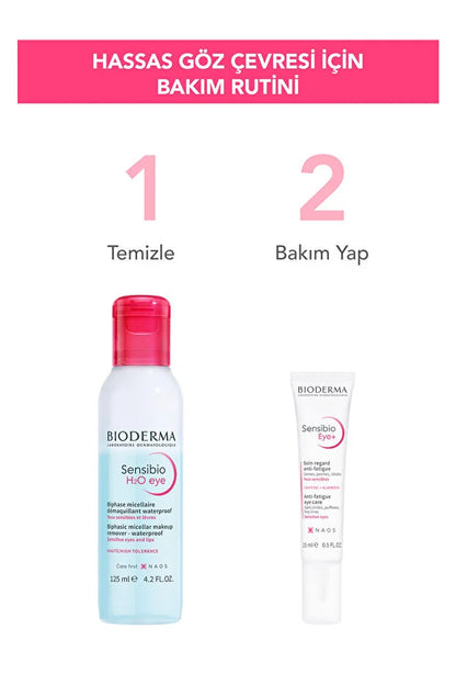Bioderma Sensibio Eye+ - 15ml Dark Circle and Anti-Wrinkle Moisturizing Eye Care Cream
