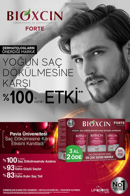 Bioxcin Forte 300 ml Buy 3 Pay 2 Shampoo - Intensive Spill Shampoo