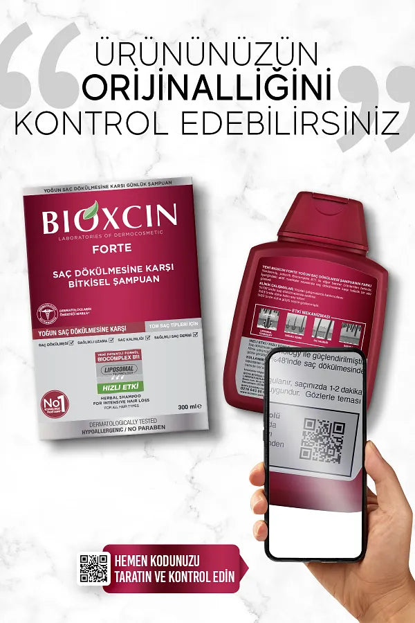Bioxcin Forte Shampoo 3 Piece Set