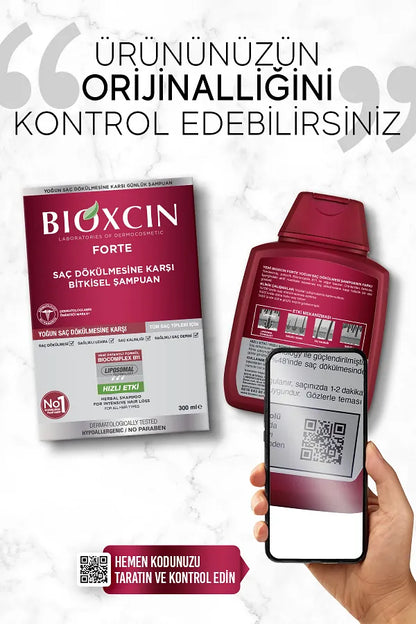 Bioxcin Forte Shampoo 3 Piece Set