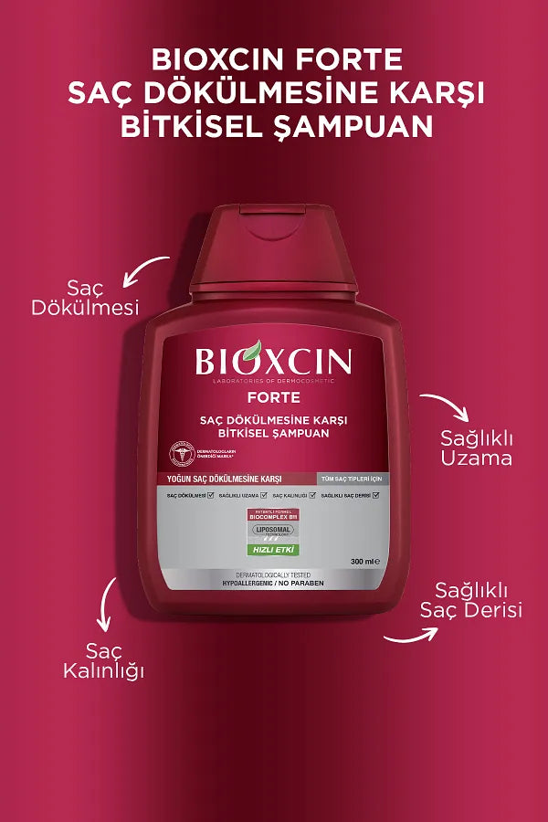 Bioxcin Forte Shampoo 3 Piece Set