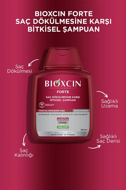 Bioxcin Forte Shampoo 3 Piece Set