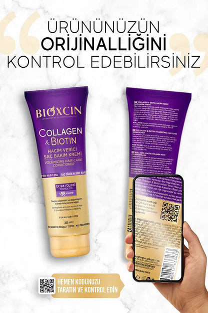 Bioxcin 250 ml Extra Volume - Collagen Biotin Fine Sparse Conditioner