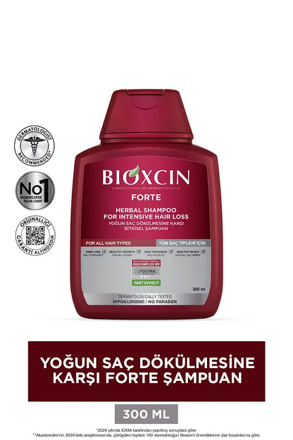 Bioxcin Forte 300 ml Buy 3 Pay 2 Shampoo - Intensive Spill Shampoo