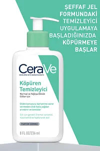 CeraVe Foaming Cleanser for Normal and Oily Skin 236ml